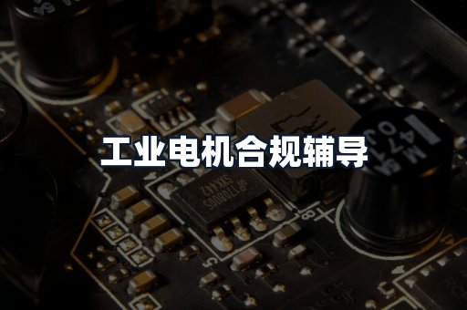 工业电机合规辅导